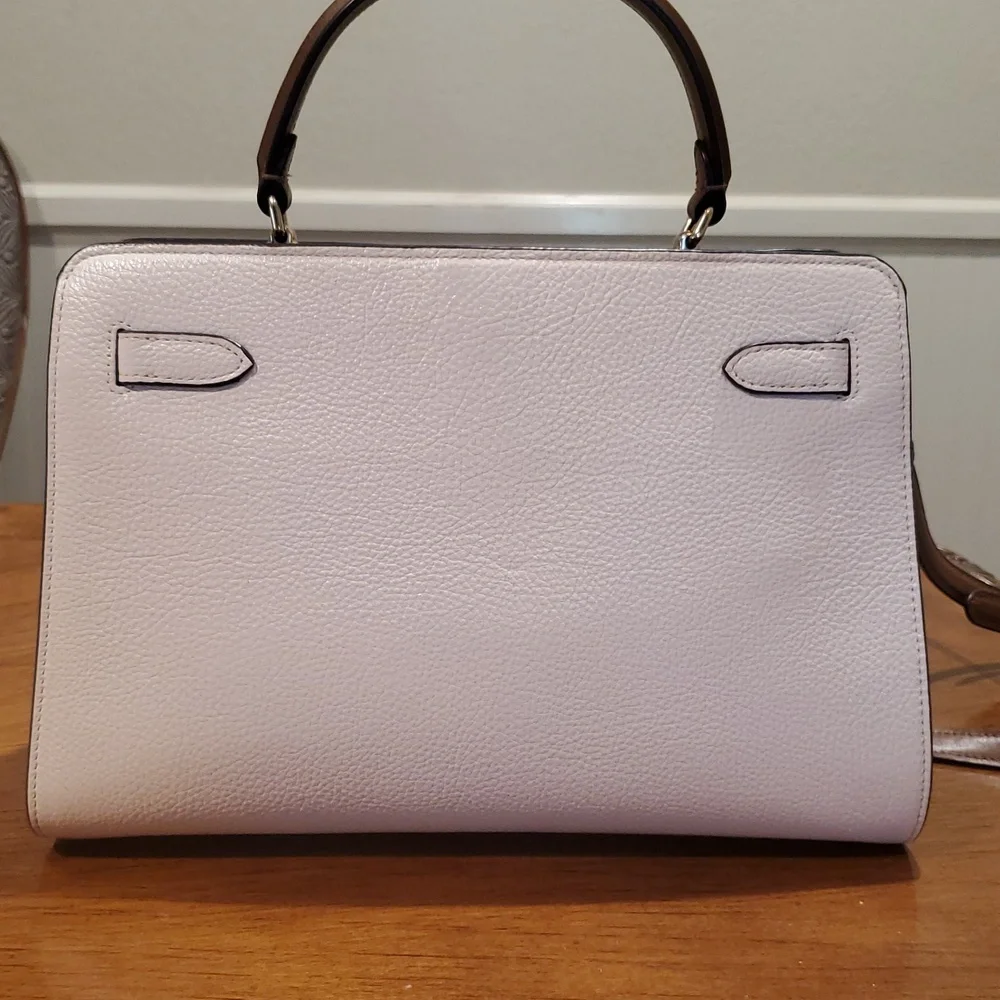 Like NEW Coach Belted Colorblock Lane Carryall Bag - Picture 4 of 13